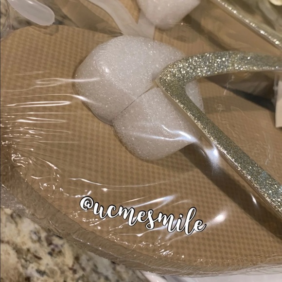 Glitter Strap Flip Flops - Picture 2 of 5